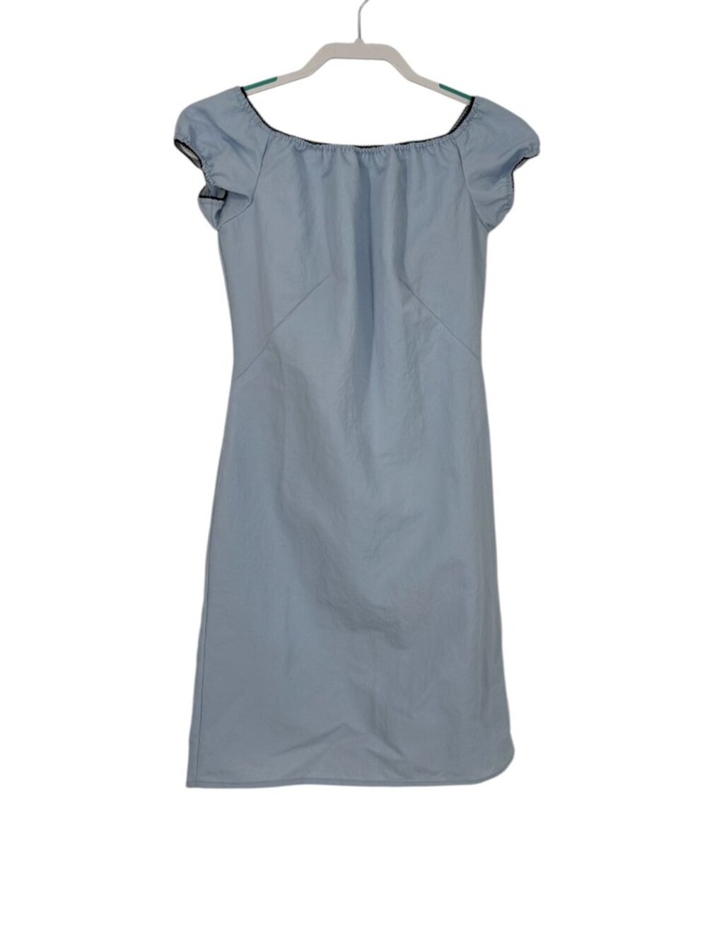 J Crew Dress 0 Powder Blue Sheath Cap Sleeve Mini Cocktail Classic Wedding Guest